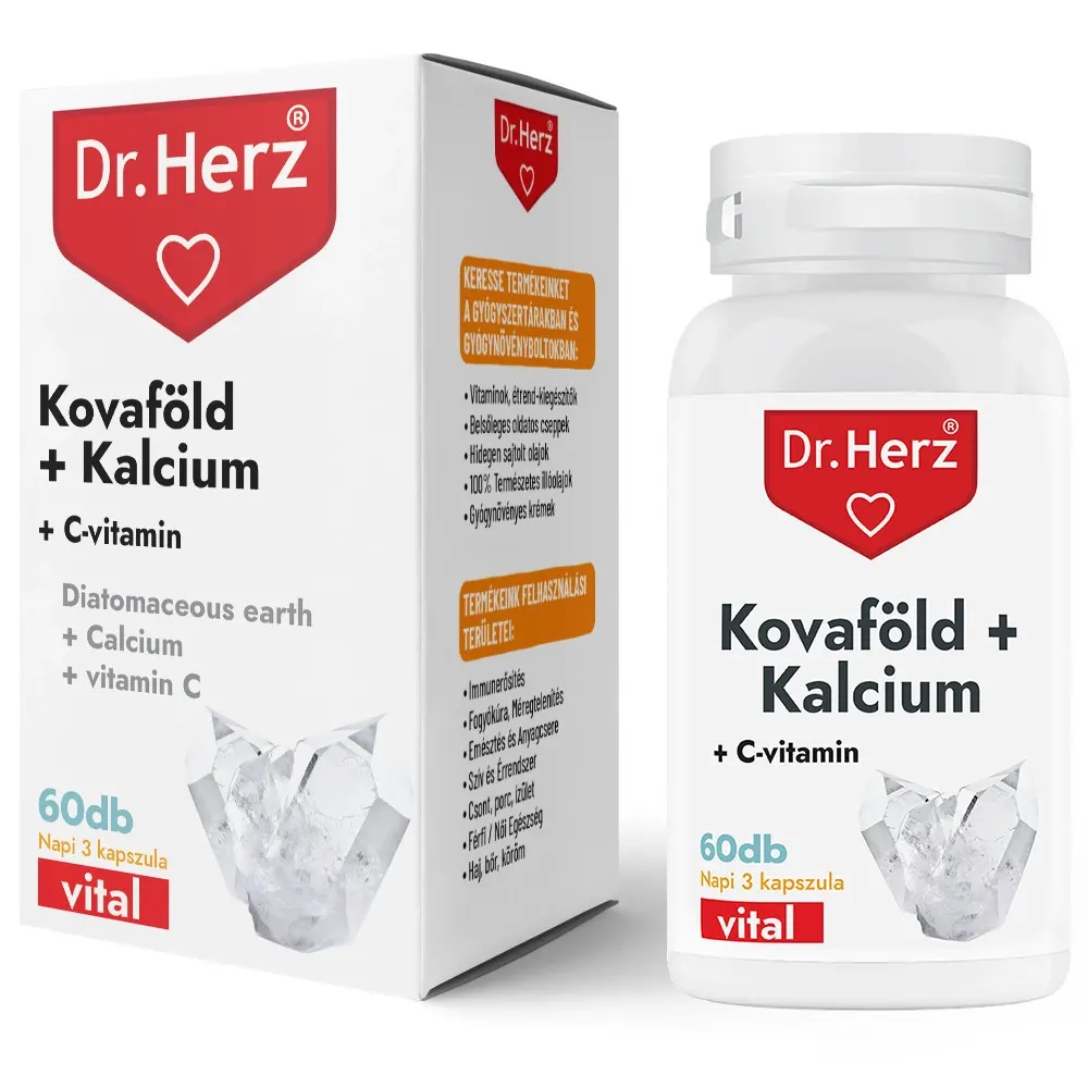 Dr. Herz Kovaföld + Kalcium kapszula - 60db
