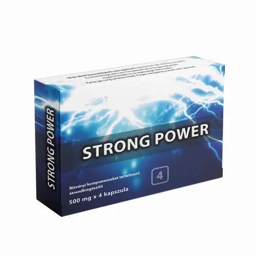 Strong Power étrend-kiegészítő kapszula férfiaknak - 4db