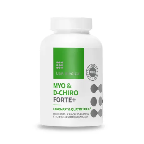 USA Medical Mio Inozitol és D-Chiro Inozitol FORTE+ kapszula - 60db