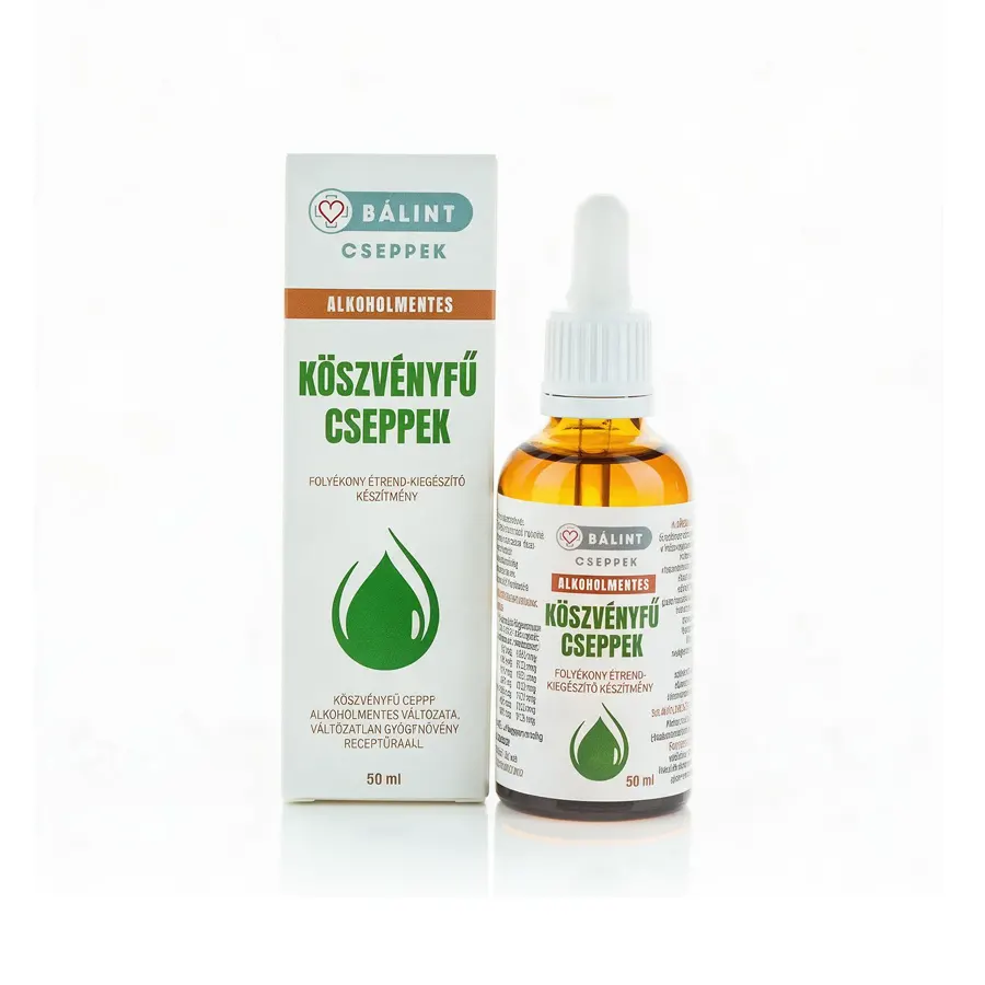 Bálint Cseppek Alkoholmentes Köszvényfű cseppek - 50ml