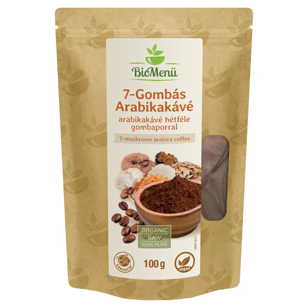 Biomenü Bio 7-gombás Arabikakávé - 100g