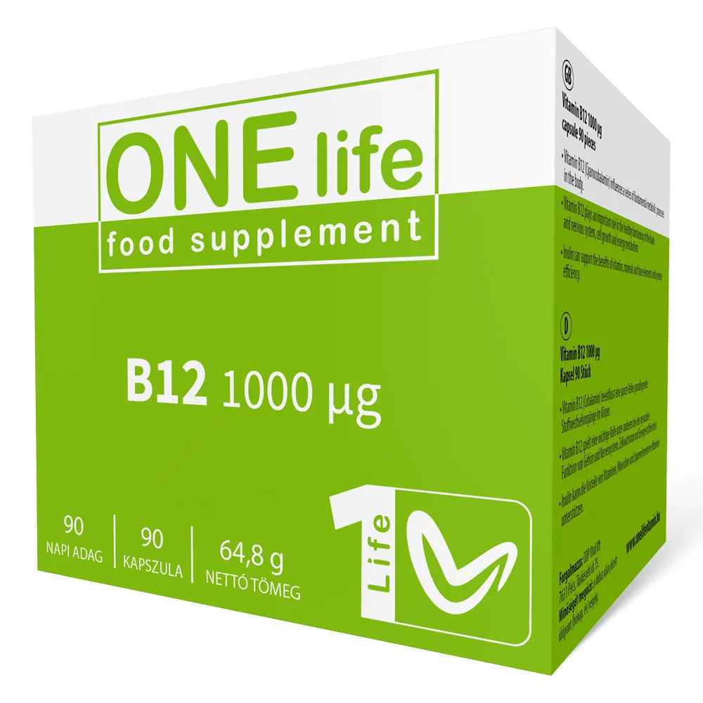 One Life Vitality B-12 vitamin kapszula - 90db