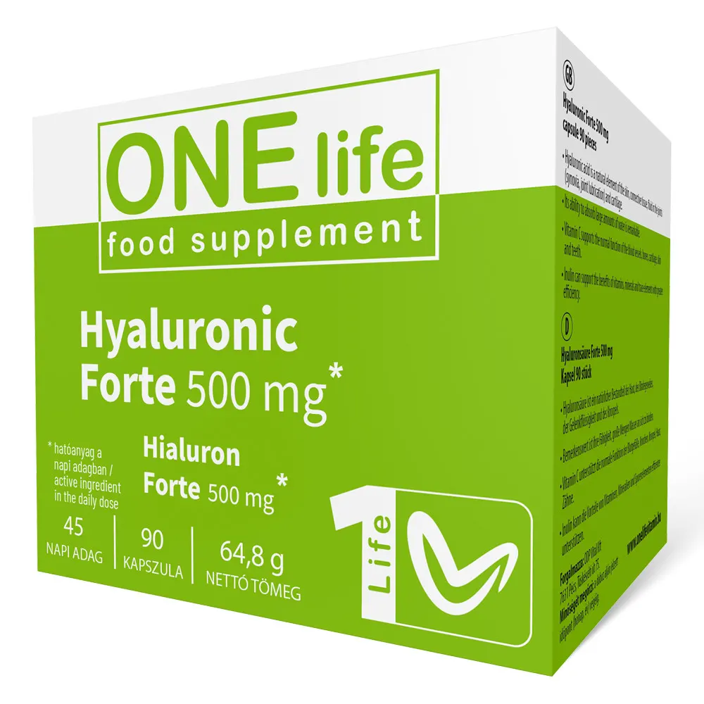 One Life Vitality Hialuron Forte kapszula - 90db