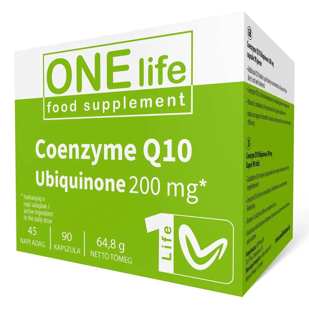 One Life Vitality Koenzim Q10 kapszula - 90db