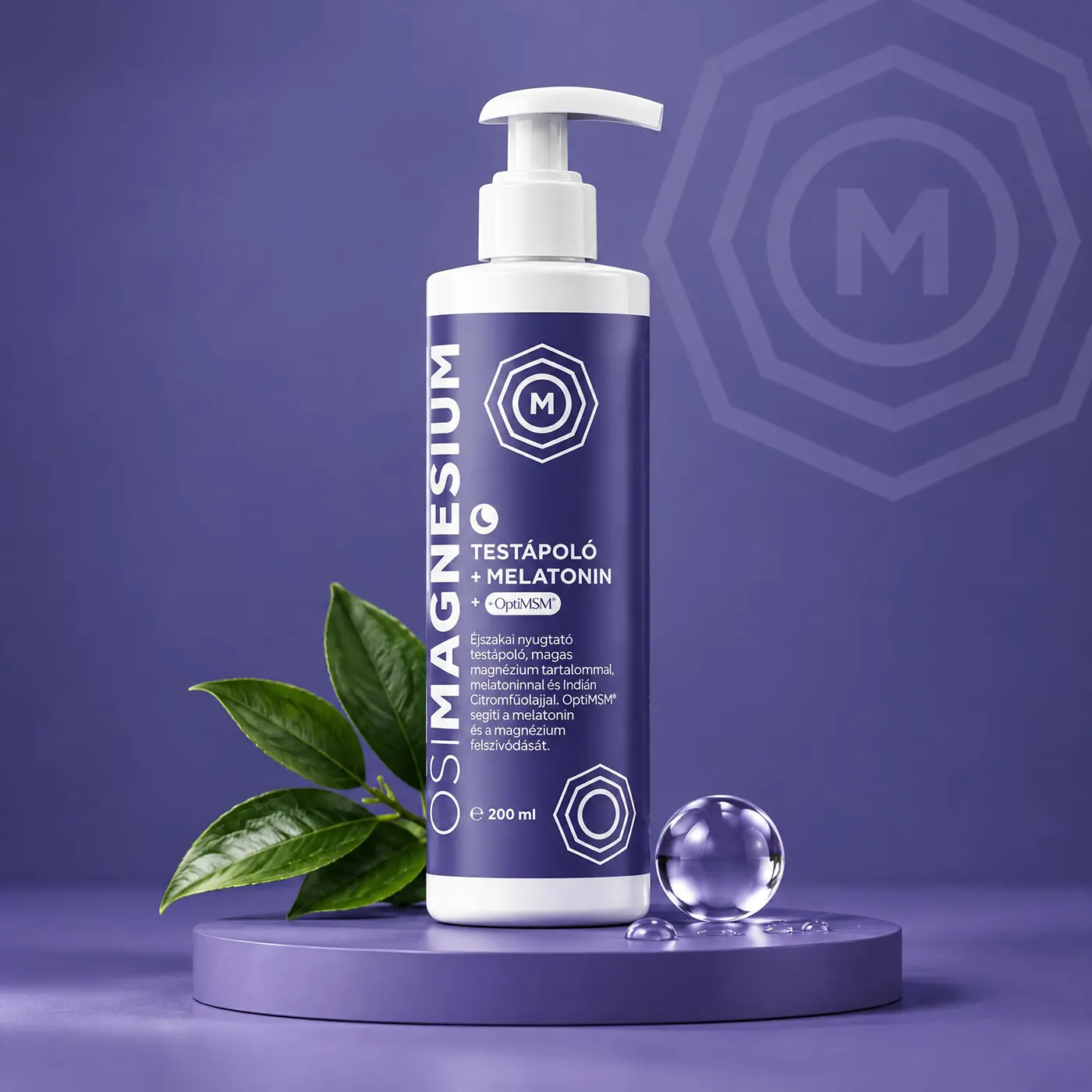 Ősi Magnézium Testápoló Melatonin + OptiMSM - 200ml Ősi Magnézium Testápoló Melatonin + OptiMSM - 200ml
