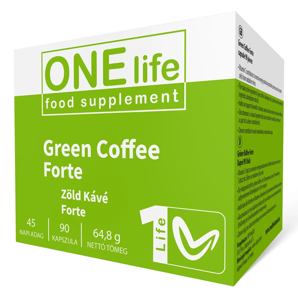 One Life Vitality Zöld Kávé Forte kapszula - 90db